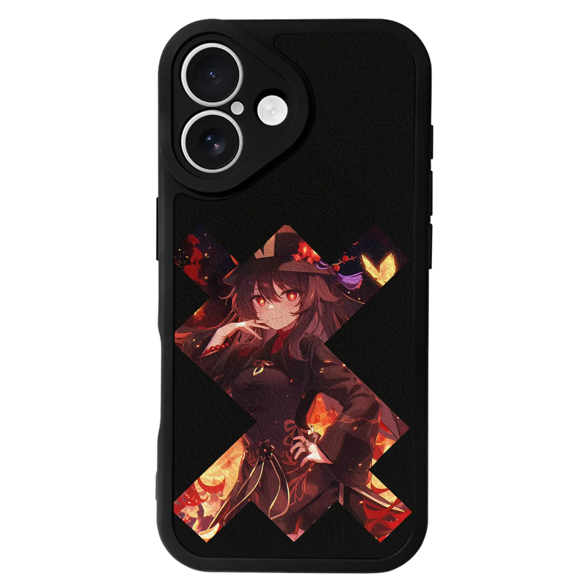 原 神 グッズ フータオ - IPhone 16シリーズ対応 ・ シリコンスマホケース ・ レザー調 ・ 高精度フィット ・ 耐衝撃 ・ ワイヤレス充電対応 ・ 精密カット